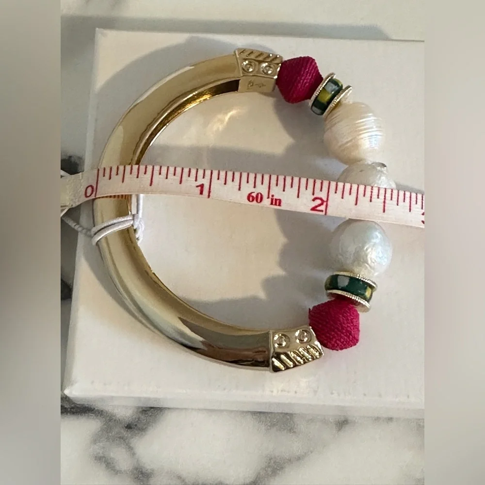 Akola Baroque Pearl Bangle - Picture 10 of 10